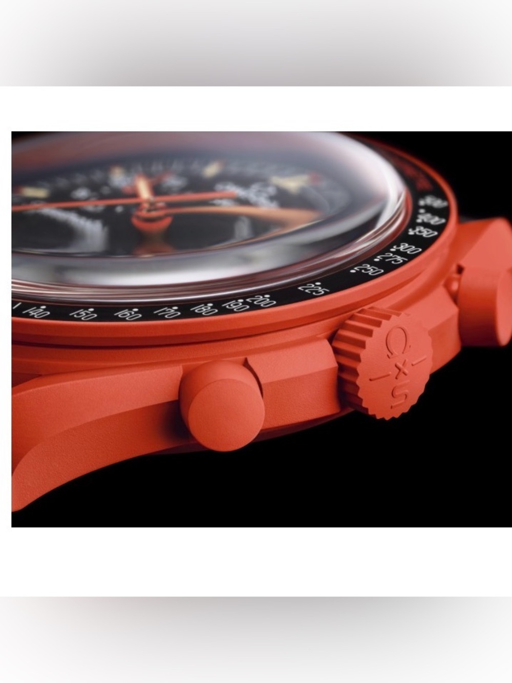 Omega x Swatch MoonSwatch Mission on Earth Lava Bioceramic Watch SO33O100 - Picture 3 of 12